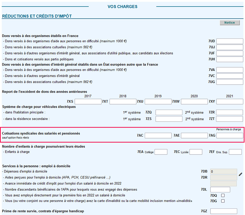 D claration Fiscale De La Cotisation ANMP 